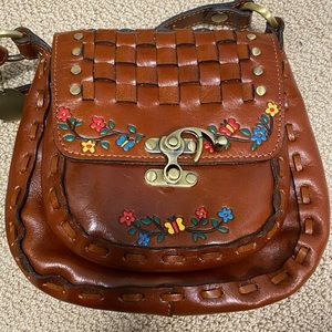 Patricia Nash Boho Leather Crossbody